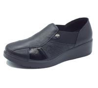 ENVAL Soft 6762200 Nappa Scam Nero Mocassini per Donna in pelle e scamosciato co