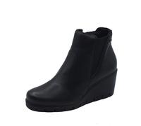 ENVAL SOFT 6769500 Nappa Soft Nero Tronchetti per Donna in Pelle con Lampo e Zeppa Alta (Taglia 37)