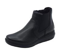 ENVAL SOFT 6773500 Nappa Soft Nero Tronchetti per Donna in Pelle con Lampo e Zeppa Bassa (Taglia 37)