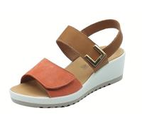 ENVAL SOFT 7778811 Nabuk Nappa Arancio Sandali Confort per Donna in Pelle (Taglia 38)