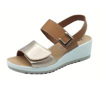 ENVAL SOFT 7778822 Nappa Champagne Sandali Confort per Donna in Pelle (Taglia 37)