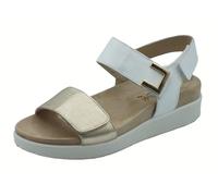 ENVAL SOFT 7788544 Nappa Bianco Platino Sandali Confort per Donna in Pelle Tripla Chiusura (Taglia 39)