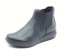 ENVAL Soft 8773600 Nappa Soft Nero Tronchetti bassi per Donna in pelle con lampo