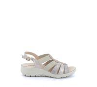 Enval Soft D.Charlotte ENV, Sandali con Zeppa Donna, Champagne, 37 EU