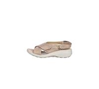 ENVAL SOFT D.charlotte Enval, Sandali con zeppa Donna, Platino Laminato, 40 EU