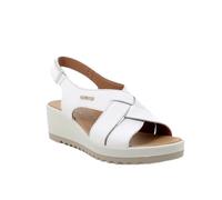 Enval Soft D.Calypso ENVAL, Sandali con Zeppa Donna, Bianco, 39 EU