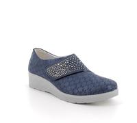 ENVAL SOFT Scarpe Blu con Zeppa in Pelle da Donna EU 37