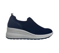 ENVAL SOFT Slip On Blu in Tessuto con Zeppa da Donna - 36