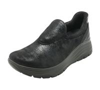 Enval Soft Slip On con Zeppa da Donna Nero Laminato