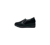 Enval Soft Slip On con Zeppa da Donna Nero Laminato-Nero