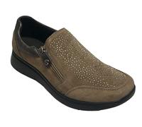 Enval Soft Slip On in Pelle da Donna Fango