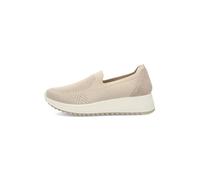 ENVAL SOFT Sneakers Slip-On 7771544 Sottopiede in Pelle e Il Fondo in Gomma. Altezza Tacco 4 cm Beige Crema