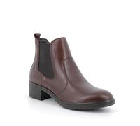Enval Soft Stivaletti con Tacco in Pelle da Donna Cioccolato
