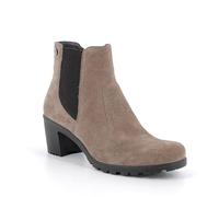 Enval Soft Stivaletti con Tacco in Pelle da Donna Fango