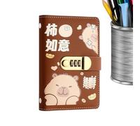 Envelope Challenge Binder,Capybara Cash Storage Notebook with Lock - Savings Challenge Book - for Freelancers Graduates Students Beginners Families Couples Adults Home Office Apartment Travel