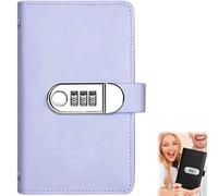 Envelope Challenge Binder with Lock, 2026 Savings Challenges Book with Envelopes, Envelopes Money Saving Challenge Saving Binder for Budgeting & Cash Savings Goals (Viola)