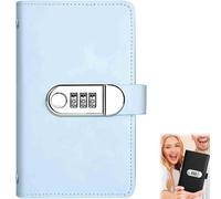 Envelope Challenge Binder with Lock, 2026 Savings Challenges Book with Envelopes, Envelopes Money Saving Challenge Binder for Budgeting & Cash Savings Goals (Blue)