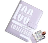 Envelope Savings Challenge Book, 100 buste per soldi risparmi, flessibile per i bagagli della dei goals, divertente budget Binder with Tracker, Savings Challenge for Adults, Money Saving Binder