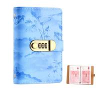 Envelope Savings Challenge Book - 4.41x7.01 inches Banknote Storage Notebook with Lock | Bill Storage Binder | For Graduates Students Beginners Families Couples Adults Home Apartment Travel Vacation