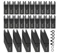 Enventor Kit di Lame per Utensile Multifunzione Oscillante da 67 Pezzi, 1-3/8"(35mm) Lame Utensili Oscillanti per Legno e Plastica, Compatibili con la Maggior Parte Degli Attrezzo Multifunzione