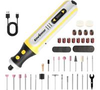 Enventor Mini Utensile Rotante Multifunzione a Batteria 8V con 80 Accessori, 5 Velocità Regolabili, 5000-28000RPM, Ricarica USB, per Incisione, Smerigliatura, Lucidatura, Foratura, Pulizia