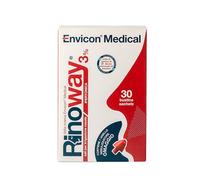 Envicon Medical Rinoway - 3% Sali Ipertonici per Doccia Nasale, 30 Bustine