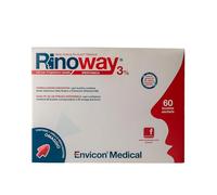 Envicon Medical Rinoway - 3% Sali Ipertonici per Doccia Nasale, 60 Bustine