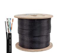 ENVIO MATASSA 305 Metri Cavo LAN FTP SCHERMATO 4x2x24AWG con Guida Metallica 100% Rame