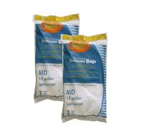EnviroCare - Borsa per aspirapolvere centrale, stile allergenico, 6 MD Modern Day, 12 galloni, 721H, Hyperflow, Silent Master, Air Force, AirFlow CFM, Micro elastico Top Allergy Bag