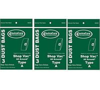 EnviroCare Sacchetti di ricambio per aspirapolvere realizzati per adattarsi a Shop Vac All Around Tipo A 9 Pack