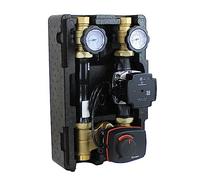 ENVIRON - Gruppo di pompe per circuito di riscaldamento con pompa di circolazione Grundfos UPM3, miscelatore a tre vie e motore di regolazione Esbe, set di circuiti di riscaldamento DN25, pompa ad