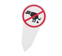 Environmental Conscious Animal Owner Security Bacheca Double Confronted Plan Thin PVC Spume Permanente Sottile Estate Management Sign