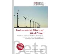 Environmental Effects of Wind Power: Wind Power, Air Pollution, Wind Farm, Toronto Hydro, Black Law Wind Farm, Royal Society for the Protection of Birds, Renewable Energy
