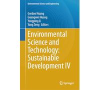 Environmental Science and Technology: Sustainable Development IV