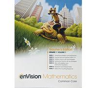 enVision Mathematics Common Core, Grade 1 Volume 1 Teacher's Edition, Topics 1-7, Pub Year 2020, 9780134954813, 0134954815