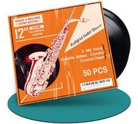 ENVLY® Gatefold - Custodia protettiva per dischi in vinile (50 pezzi) | 12" | 75µm | trasparente | Custodie esterne LP | Gatefold Vinyl Sleeves