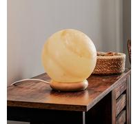 Envostar Harmony lampada da tavolo a sfera con base in legno Envostar