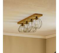 Envostar Various plafoniera 4 luci pino scuro Envostar