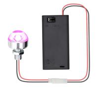 enwant Portabatterie con Mini Lampada LED, Scatola portabatterie AA e Una Piccola Lampada LED per Fai da Te, Scatola Batteria Esterna LED per Decorazioni Luminose, 1 Confezione(Warm White)