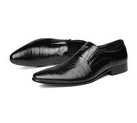 ENWIND Scarpe Derby Costume Uomo Città Vestito Formale Oxford per Gli Uomini,Nero,38 EU