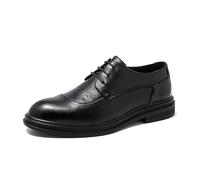 ENWIND Uomini Sposato Abito da Sposa Scarpe Formale Leggero Oxford Sneakers Casual Walking Derbys Scarpe,Nero,44 EU