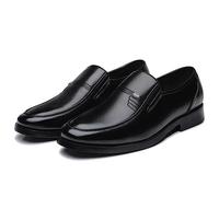 ENWIND Uomo Mocassini Slip on Scarpe da Abito Formale Business per Lavoro E Casual, Stile Oxford,Nero,38 EU
