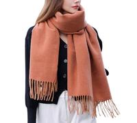 Enwokran Sciarpa Donna,Sciarpa Pashmina Grande Elegante Sciarpa Lungo Morbida Calda Rversibili Stole Sciarpe Può Essere Usato Come Scialle,Regalo di Festa per Autunno Invernale (Caramello)