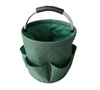 ENWWCH 1 Borsa portaoggetti Portatile, Cestino for la Spesa, Pieghevole for Attrezzi da Giardino, Picnic for Esterni, Spiaggia, for Il Lavaggio per Attrezzi(Green)