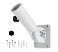 ENWWCH 2 Pezzi di Base for Asta portabandiera, Supporto for, Regolabile, Staffa Montaggio for, Viti in Acciaio Inox, for Bandiera per Installazione