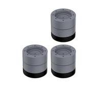 ENWWCH 3PCS Cuscinetti Anti Vibrazione Rondella Piedi Pad Universale Lavatrice Anti-Skid Kit Rullo Mobili Piede di Sollevamento Base Elevare Per Divano(Gray 60mm)
