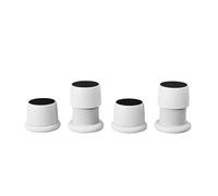ENWWCH 4 pezzi cuscinetti antivibranti for mobili for la casa tappetino rialzato regolabile in altezza 1.6-2.6 "paraurti autoadesivo silenzioso Per Divano(White)
