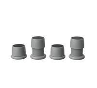 ENWWCH 4 pezzi cuscinetti antivibranti for mobili for la casa tappetino rialzato regolabile in altezza 1.6-2.6 "paraurti autoadesivo silenzioso Per Divano(Grey)