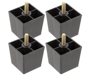 ENWWCH 4 pezzi gambe da scrivania quadrate for divano rialzi for letto for piedi for sostituzioni Per Tavolo Da Pranzo