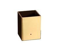 ENWWCH 4 pz/set Tappo Punta Quadrato in Ottone for Puntale Gamba dei Mobili Piedini delle Gambe del Tavolo Coperchio di Ricambio Tubo Piede Divano Per Tavolo Da Pranzo(35x35x40mm)